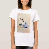 Cat was haar lichaam, Utagawa Hiroshige T-shirt (Voorkant)