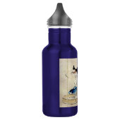 Cat was haar lichaam, Utagawa Hiroshige Waterfles (Links)