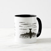 Cat Watching Sunset Mok (Voorkant rechts)