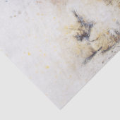 Cat Waterverf ontkoppeling Tissuepapier (Detail)