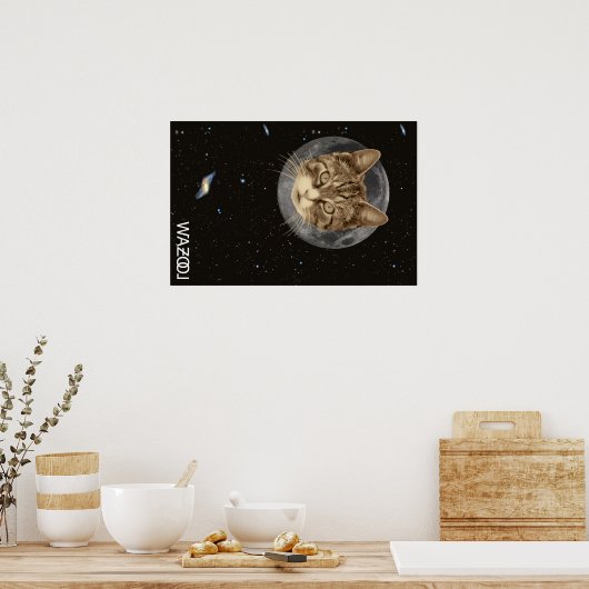 Cat Wazool Poster (Keuken)