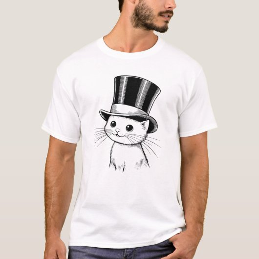 Cat Wearing A Top Hat (Voorkant)