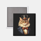 Cat Wedding Bruid Bruidegom Huisdier Kat Eigenaren Magneet (Voorkant / Achterkant)
