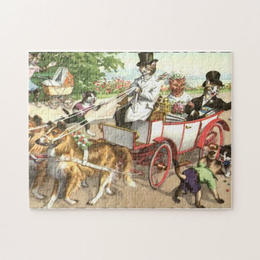 CAT WEDING LEGPUZZEL (Horizontaal)