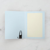 Cat wenskaart Verjaardag Black Cat Kaart (Binnen)