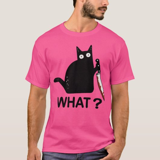 Cat What boy T-shirt (Voorkant)
