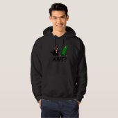 Cat What Christmas Tree Merry Christmas Winter Hoodie (Voorkant volledig)