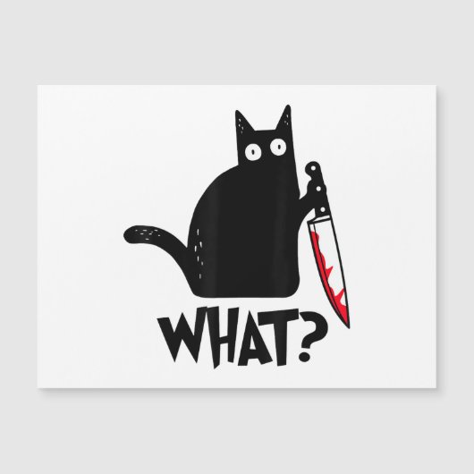 Cat What_ Funny Black Cat  (Voorkant)