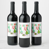 Cat What Funny Black Cat Shirt Fun Murderous Cat W Wijn Etiket (Flessen)