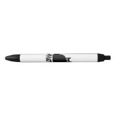 Cat What_ Funny Black Cat  Zwarte Inkt Pen (Voorkant)