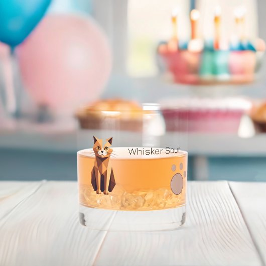 Cat Whisker Sour Whisky Glas (Insitu (Baby Shower))
