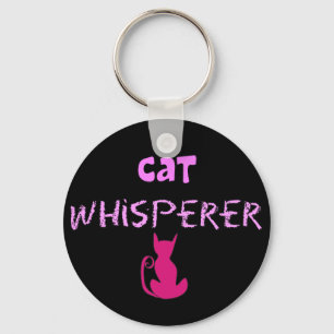 "Cat Whisperer" Cat Lover Gifts Sleutelhanger
