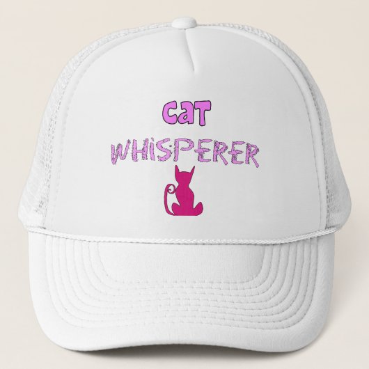 Cat Whisperer Cat Lover Gifts Trucker Pet (Voorkant)
