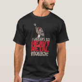 Cat Whisperer Metal Rock Musician Headbangin T-shirt (Voorkant)