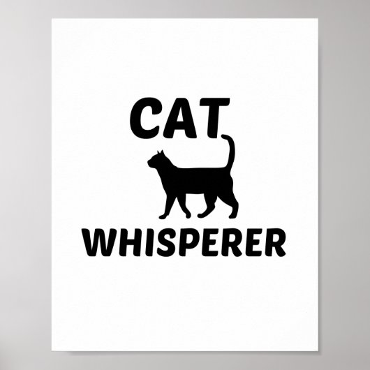 CAT WHISPERER POSTER (Voorkant)