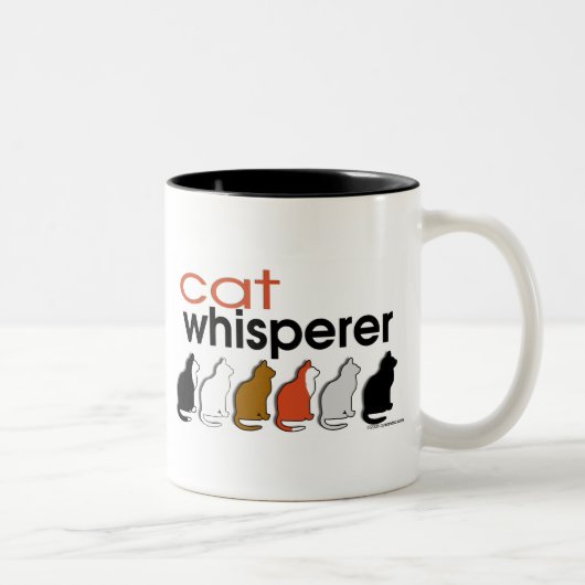 Cat Whisperer Tweekleurige Koffiemok (Rechts)