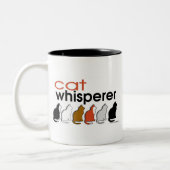 Cat Whisperer Tweekleurige Koffiemok (Links)
