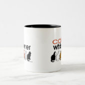 Cat Whisperer Tweekleurige Koffiemok (Center)