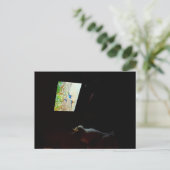 Cat Who Loves His Screentime Postcard Briefkaart (Staand voorkant)