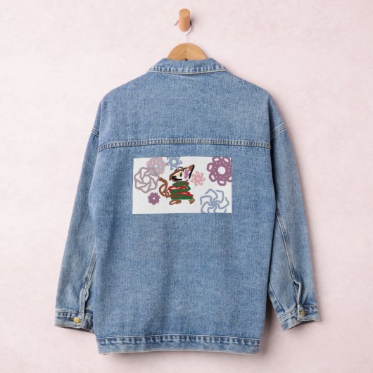 Cat winter  denim jacket (Hangar)