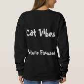Cat Winter Herfst Retro Grappig Gepersonaliseerd Z Trui (Achterkant)