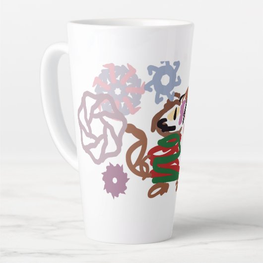 Cat winter  latte mok (Linkerhoek)