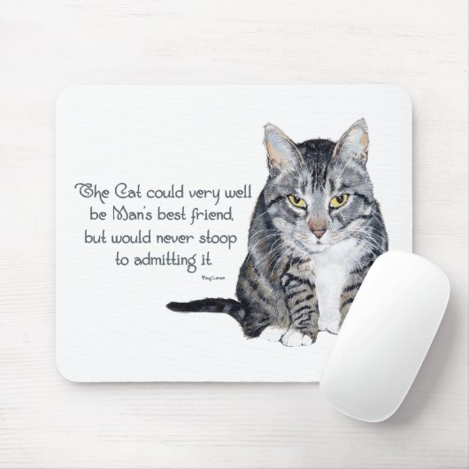 Cat Wisdom - en vriendschap Muismat (Met muis)