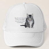 Cat Wisdom - en vriendschap Trucker Pet (Voorkant)