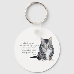 Cat Wisdom - Family Dynamics Sleutelhanger