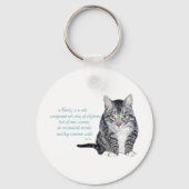 Cat Wisdom - Family Dynamics Sleutelhanger (Voorkant)