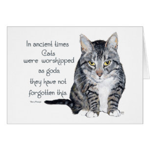 Cat Wisdom - in de oudheid waren Katten