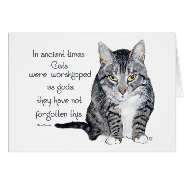 Cat Wisdom - in de oudheid waren Katten (Voorkant Horizontaal)