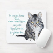 Cat Wisdom - in de oudheid waren Katten Muismat (Met muis)