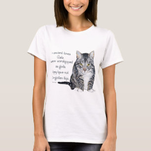 Cat Wisdom - in de oudheid waren Katten T-shirt