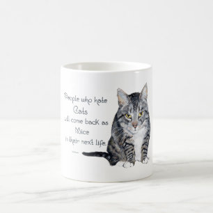 Cat Wisdom - Mensen die katten haten Koffiemok