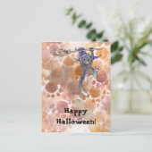 Cat Witch Briefkaart (Staand voorkant)