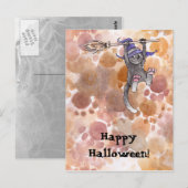 Cat Witch Briefkaart (Voorkant / Achterkant)