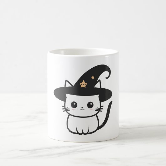 cat witch cute cats | cats lovers design koffiemok (Center)