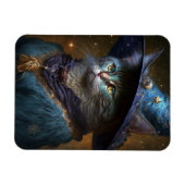 Cat Witch Fantasy Art Magneet (Horizontaal)