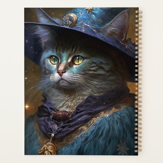 Cat Witch Fantasy Art Planner (Achterkant)