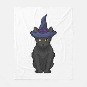 Cat Witch Fleece Deken
