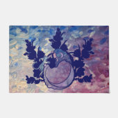 Cat Witch Moon Goddess Wiccan Cat Person Deurmat (Voorkant)