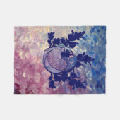 Cat Witch Moon Goddess Wiccan Cat Person Fleece Deken (Voorkant (Horizontaal))