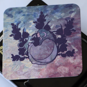 Cat Witch Moon Goddess Wiccan Cat Person Informatiekaartje