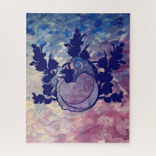 Cat Witch Moon Goddess Wiccan Cat Person Legpuzzel