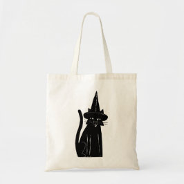 Cat Witch Tote Bag