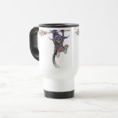 Cat Witch Travel Mug Reisbeker (Voorkant links)