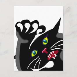 Cat with attitude briefkaart