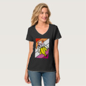 Cat With Banana Pride Lesbian Flag LGBTQ Proud All T-shirt (Voorkant volledig)