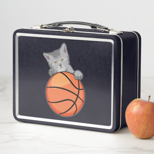 Cat with Basketball (In situ)